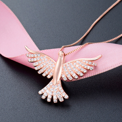 The Angle Design of 925 Sterling Silver Necklace